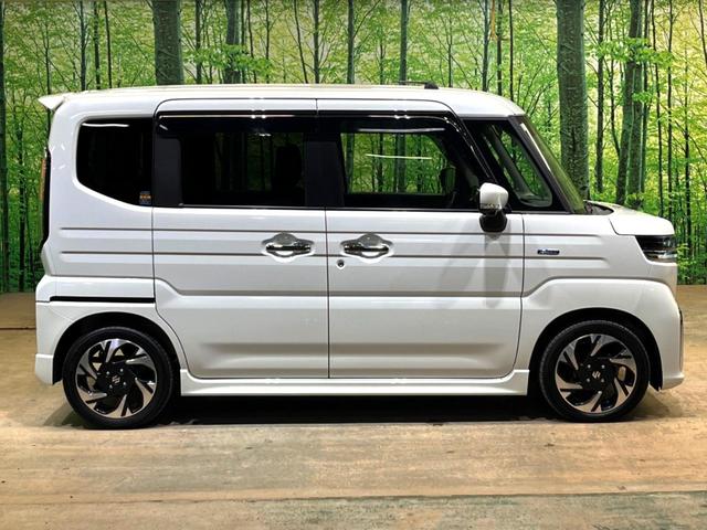 スペーシアカスタム ハイブリッドXS メーカー9型ナビ 全周囲カメラ 両側電動スライド レーダークルーズ シートヒーター ステアリングヒーター ETC HUD スマートキー 本革巻きステアリング LEDヘッドライト 禁煙車(10枚目)