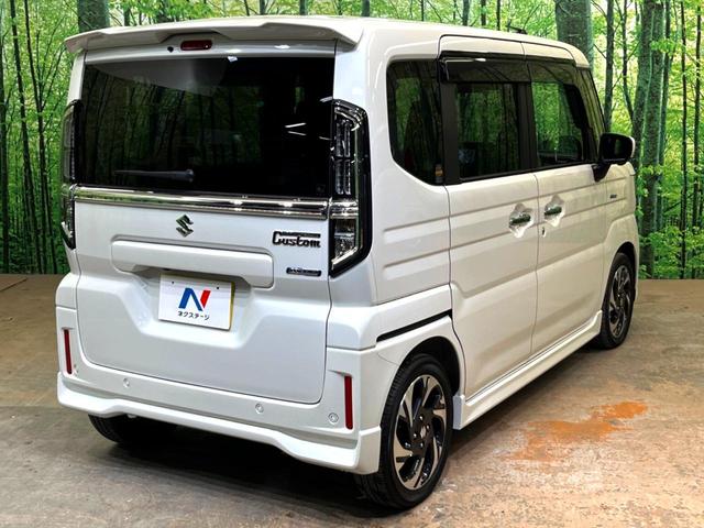 スペーシアカスタム ハイブリッドXS メーカー9型ナビ 全周囲カメラ 両側電動スライド レーダークルーズ シートヒーター ステアリングヒーター ETC HUD スマートキー 本革巻きステアリング LEDヘッドライト 禁煙車(12枚目)