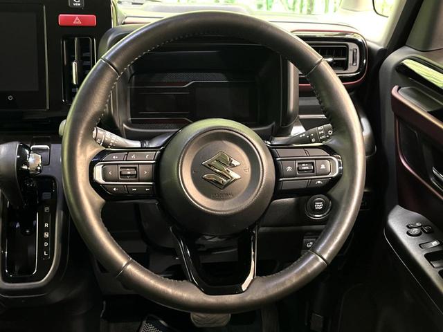 スペーシアカスタム ハイブリッドXS メーカー9型ナビ 全周囲カメラ 両側電動スライド レーダークルーズ シートヒーター ステアリングヒーター ETC HUD スマートキー 本革巻きステアリング LEDヘッドライト 禁煙車(13枚目)