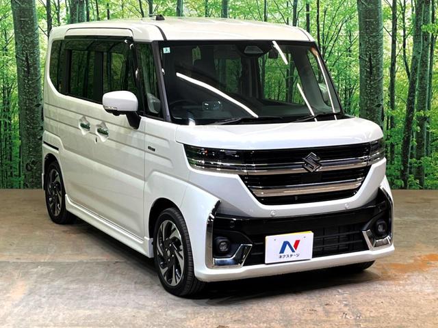 スペーシアカスタム ハイブリッドXS メーカー9型ナビ 全周囲カメラ 両側電動スライド レーダークルーズ シートヒーター ステアリングヒーター ETC HUD スマートキー 本革巻きステアリング LEDヘッドライト 禁煙車(27枚目)