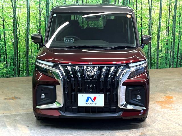 ソリオバンディット ハイブリッドMV メーカー9型ナビ 全周囲カメラ 両側電動スライドドア レーダークルーズコントロール 衝突軽減 BSM ETC 前席シートヒーター 電子パーキング ヘッドアップディスプレィ LEDヘッドライト(9枚目)