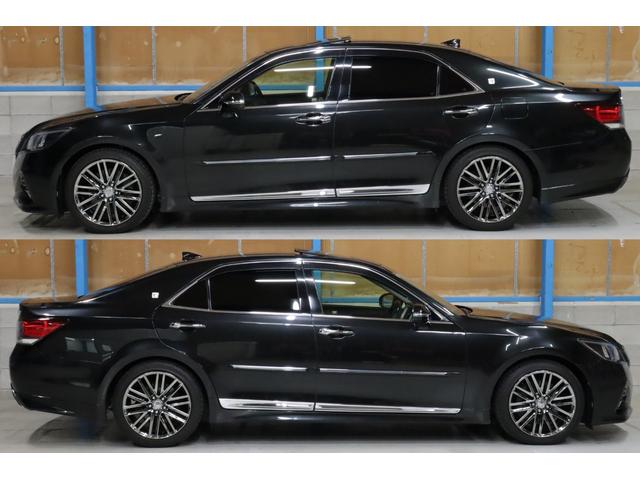 クラウン アスリートＳ　黒本革シート　サンルーフ　衝突被害軽減ブレーキ　障害物センサー　スマートキー　シートヒーター＆クーラー　レーダークルーズコントロール　ＬＥＤヘッドライト　純正１８インチＡＷ　Ｂｌｕｅｔｏｏｔｈ接続対応（8枚目）