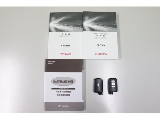 クラウン アスリートＳ　黒本革シート　サンルーフ　衝突被害軽減ブレーキ　障害物センサー　スマートキー　シートヒーター＆クーラー　レーダークルーズコントロール　ＬＥＤヘッドライト　純正１８インチＡＷ　Ｂｌｕｅｔｏｏｔｈ接続対応（64枚目）