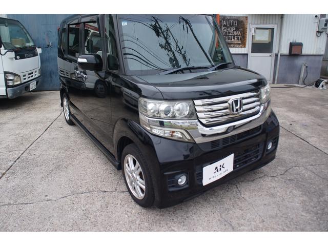 Ｎ－ＢＯＸカスタム Ｇ・Ｌパッケージ　純正ナビ　ＴＶ　ＥＴＣ　アルミホイール　保証１年　スマートキー　プッシュスタート　ディスチャージヘッドライト　パワーウィンドウ　両側スライドドア（16枚目）