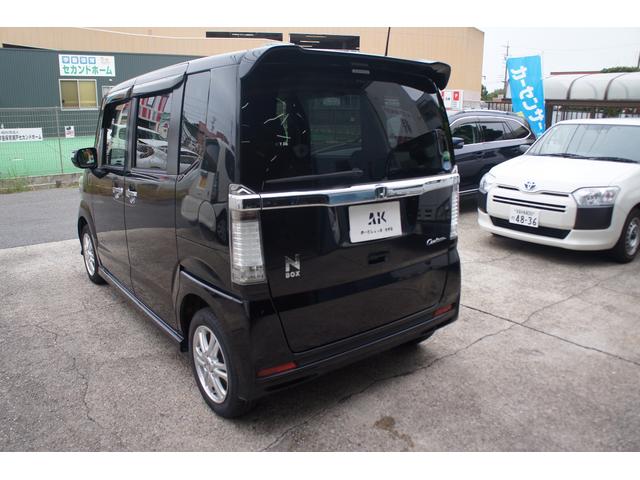 Ｎ－ＢＯＸカスタム Ｇ・Ｌパッケージ　純正ナビ　ＴＶ　ＥＴＣ　アルミホイール　保証１年　スマートキー　プッシュスタート　ディスチャージヘッドライト　パワーウィンドウ　両側スライドドア（22枚目）