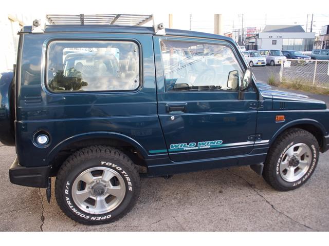ジムニー ワイルドウインド　ユーザー様買取車／５ＭＴ／エアコン／パワステ／４ＷＤ／ターボ／フォグランプ／純正アルミホイール／ＥＴＣ／ルーフキャリア／ナビ／ワンセグＴＶ／水温計／ＯＢＤチェック済（18枚目）