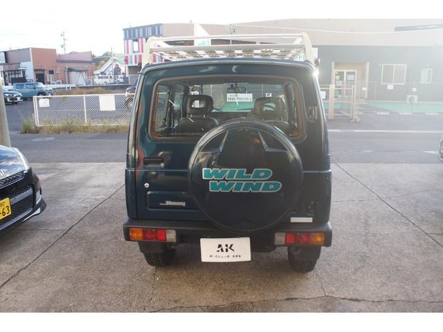 ジムニー ワイルドウインド　ユーザー様買取車／５ＭＴ／エアコン／パワステ／４ＷＤ／ターボ／フォグランプ／純正アルミホイール／ＥＴＣ／ルーフキャリア／ナビ／ワンセグＴＶ／水温計／ＯＢＤチェック済（20枚目）