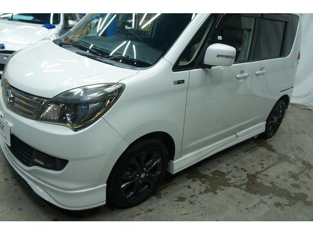 ソリオ ブラック＆ホワイトＩＩ　ナビ　フルセグＴＶ　ＥＴＣ　両側パワードア　保証１年　Ｂｌｕｅｔｏｏｔｈ接続　ＨＩＤヘッドライト　シートヒーター　ステアリングリモコン　オートライト　両側パワースライドドア　プッシュスタート（32枚目）