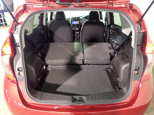 ノート 純正メモリーナビフルセグTV CD DVD SD Bluetooth AUX 衝突軽減ブレーキ LEDヘッドライト インテリキー タイミングチェーン車 ワンオーナー車 自社買取車(18枚目)