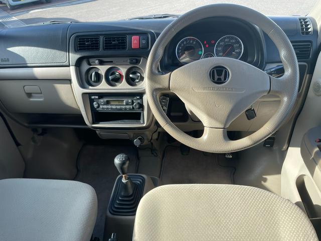 バモス Ｍ　純正ＣＤ　５速ＭＴ　４ＷＤ　キーレス　両側スライドドア　社外１３インチアルミ　自社（9枚目）