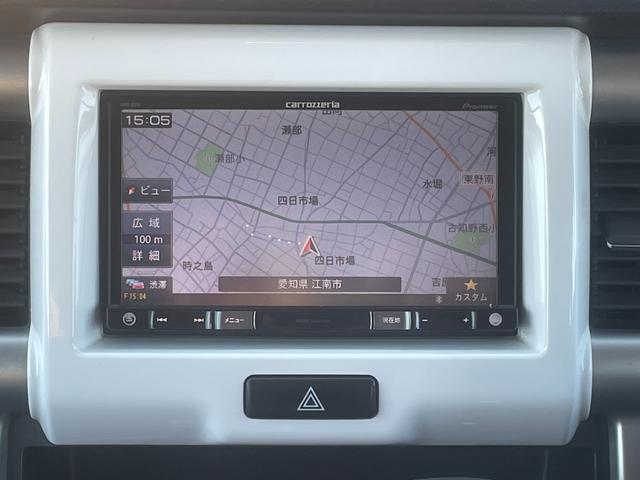 ハスラー G 保証付 修復歴無 車検2年付 禁煙車 アイドリングストップ ESC 電格ミラー ナビ TV CD DVD Bluetooth ドラレコ スマートキー シートヒーター フルフラット 純正アルミ(8枚目)