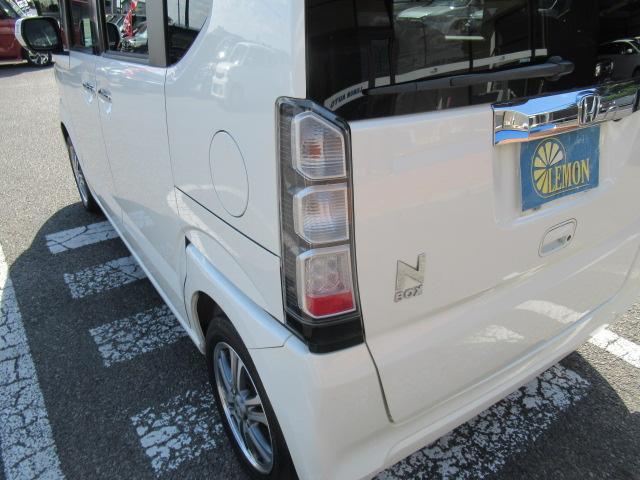 N-BOX G SSパッケージ 社外SDナビ 地デジTV Bカメラ スマートキー プッシュスタート オートエアコン 両側パワースライド 横滑り防止装置 純正14インチAW ウインカーミラー タイミングチェーン 車検2年 OBD診断済(57枚目)