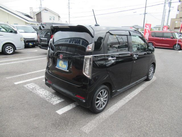 Ｎ－ＷＧＮカスタム Ｇ・ターボパッケージ　社外８インチＳＤナビ　フルセグＴＶ　Ｂカメラ　Ｂｌｕｅｔｏｏｔｈ　スマートキー　ＣＴＢＡ　ＥＴＣ　クルコン　パドルシフト　ハーフレザー　ディスチャージ　フォグ　純正１４インチＡＷ　車検Ｒ９年３月（10枚目）