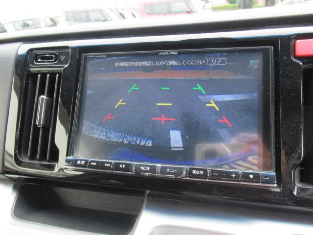 Ｎ－ＷＧＮカスタム Ｇ・ターボパッケージ　社外８インチＳＤナビ　フルセグＴＶ　Ｂカメラ　Ｂｌｕｅｔｏｏｔｈ　スマートキー　ＣＴＢＡ　ＥＴＣ　クルコン　パドルシフト　ハーフレザー　ディスチャージ　フォグ　純正１４インチＡＷ　車検Ｒ９年３月（18枚目）