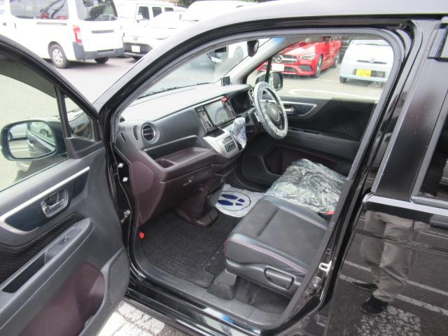 Ｎ－ＷＧＮカスタム Ｇ・ターボパッケージ　社外８インチＳＤナビ　フルセグＴＶ　Ｂカメラ　Ｂｌｕｅｔｏｏｔｈ　スマートキー　ＣＴＢＡ　ＥＴＣ　クルコン　パドルシフト　ハーフレザー　ディスチャージ　フォグ　純正１４インチＡＷ　車検Ｒ９年３月（39枚目）