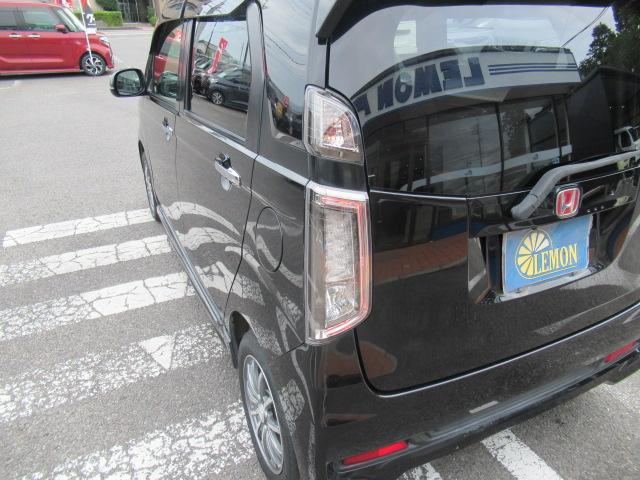 Ｎ－ＷＧＮカスタム Ｇ・ターボパッケージ　社外８インチＳＤナビ　フルセグＴＶ　Ｂカメラ　Ｂｌｕｅｔｏｏｔｈ　スマートキー　ＣＴＢＡ　ＥＴＣ　クルコン　パドルシフト　ハーフレザー　ディスチャージ　フォグ　純正１４インチＡＷ　車検Ｒ９年３月（56枚目）