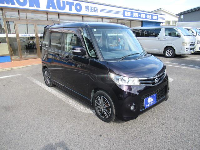 ルークス ハイウェイスターターボ　リミテッド　純正ＳＤナビ　地デジＴＶ　Ｂカメラ　インテリキー　プッシュスタート　オートエアコン　両側パワースライド　ＥＴＣ　ディスチャージ　フォグ　社外１４インチＡＷ　ウインカーミラー　車検２年付　ＯＢＤ診断済（8枚目）