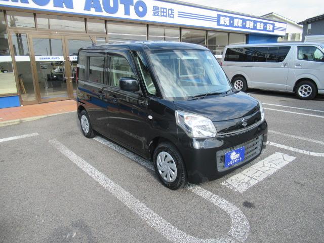 スペーシア G 社外SDナビ 地デジTV Bカメラ Bluetooth スマートキー プッシュスタート オートエアコン 両側スライド アイドリングストップ ETC タイミングチェーン 車検2年付 OBD診断済 修復無(8枚目)