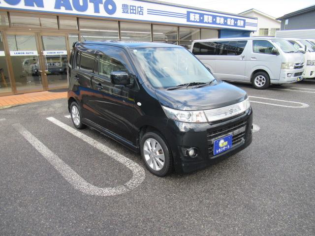 ワゴンＲスティングレー Ｘ　社外ＳＤナビ　地デジＴＶ　スマートキー　プッシュスタート　オートエアコン　ディスチャージ　フォグ　純正１４インチＡＷ　電動格納ミラー　タイミングチェーン　車検Ｒ８年５月　ＯＢＤ診断済　修復歴無し（8枚目）