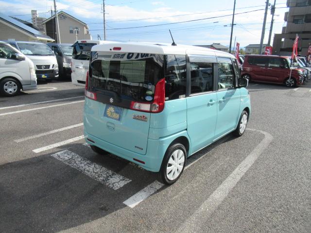 スペーシア X 社外SDナビ フルセグ Bカメラ 4WD スマートキー デュアルブレーキサポート パワースライド ETC ディスチャージ 前席シートヒーター タイミングチェーン 車検2年付 OBD診断済 リア修復歴(10枚目)