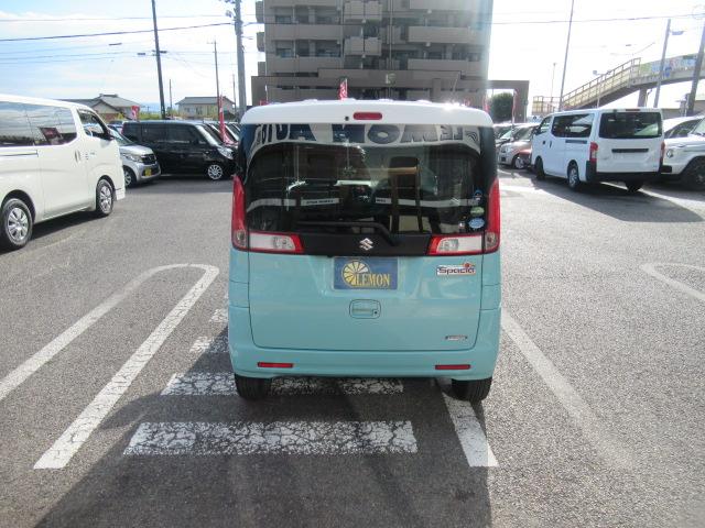 スペーシア X 社外SDナビ フルセグ Bカメラ 4WD スマートキー デュアルブレーキサポート パワースライド ETC ディスチャージ 前席シートヒーター タイミングチェーン 車検2年付 OBD診断済 リア修復歴(11枚目)