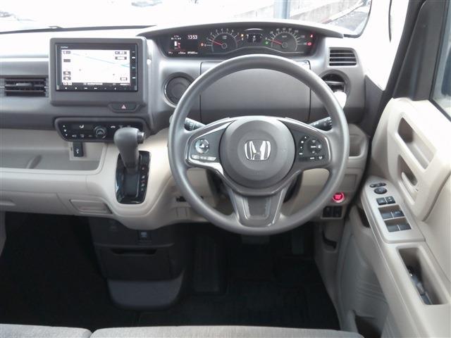 Ｎ－ＢＯＸ Ｇホンダセンシング　Ｇａｔｈｅｒｓ純正ナビ・バックカメラ・スマートキー・ＥＴＣ・ＬＥＤヘッド・衝突軽減・車線逸脱・オートライト・オートハイビーム・Ｐスタート・セキュリティ・Ｂｌｕｅｔｏｏｔｈ・ＣＤ・電格ミラー・ベンチ（4枚目）