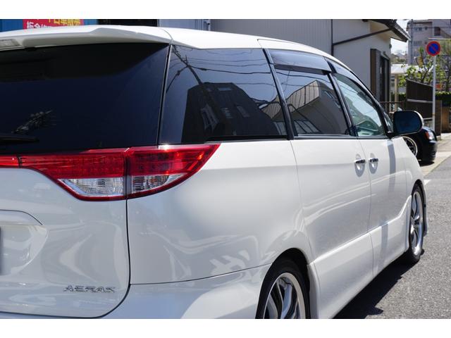 アエラス TRDフロントスポイラー RSR車高調 両側電動スライドドア WORK19インチAW carrozeriaHDDナビ バックカメラ フルセグTV ビルトインETC 床下収納シート(66枚目)