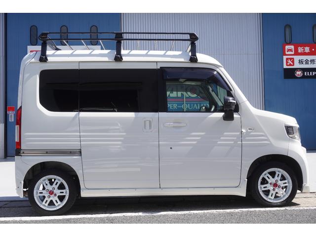 Ｎ－ＶＡＮ Ｌホンダセンシング　ユーザー様買取車両・ワンオーナー・ＥＳＢエアロ・Ｂ－ＭＵＤ１４インチアルミホイール・カロッツェリアナビ・柿本マフラー・ＴＡＦＲＥＱルーフキャリア・社外ＬＥＤテールランプ・クルコン・ドラレコ・ＥＴＣ（26枚目）