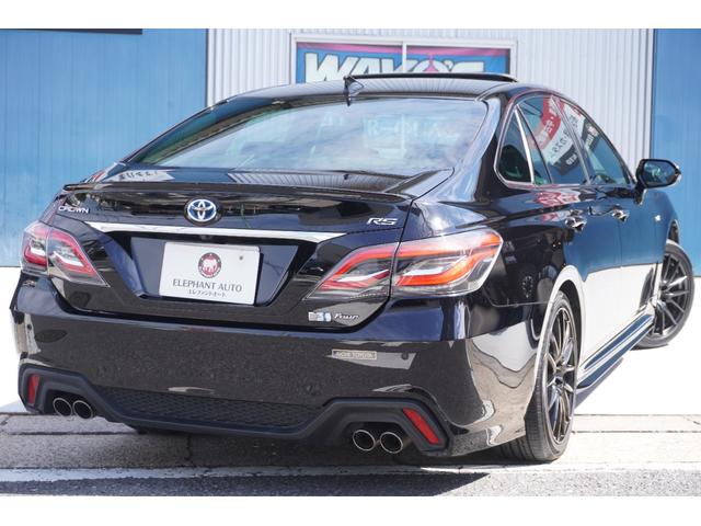 クラウンハイブリッド ＲＳ　Ｆｏｕｒ　ユーザー様買取車両・ワンオーナー・４ＷＤ・トヨタセーフティセンス・レザーシートパッケージ・電動ムーンルーフ・純正ナビ・レーダークルコン・社外１９インチホイール・ＥＴＣ・シートヒーター＆ベンチレーション（22枚目）