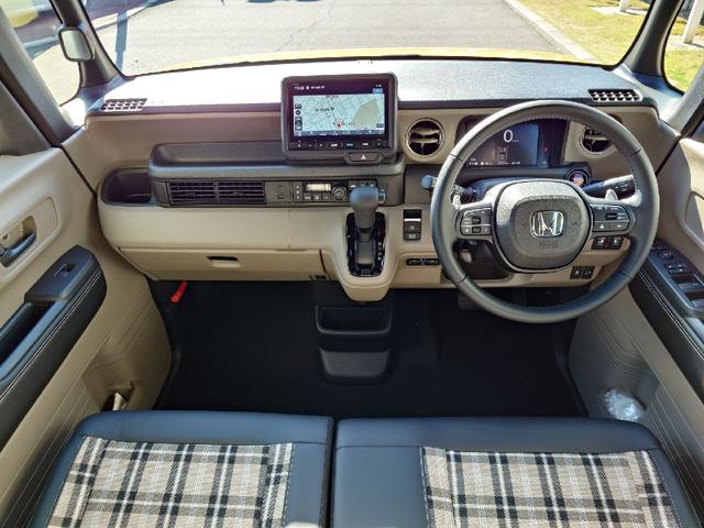 Ｎ－ＢＯＸジョイ ターボ　新車未登録　８インチナビ　ＥＴＣ　両側電動スライドドア　クリアランスソナー　オートクルーズコントロール　レーンアシスト　衝突被害軽減システム　オートライト　ＬＥＤヘッドランプ　スマートキー（2枚目）