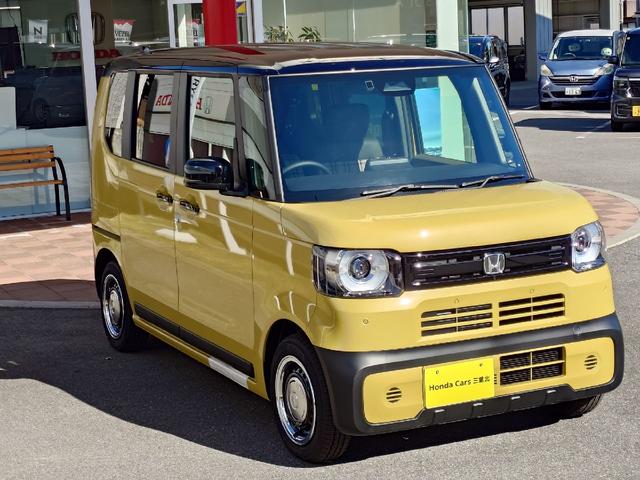 Ｎ－ＢＯＸジョイ ターボ　新車未登録　８インチナビ　ＥＴＣ　両側電動スライドドア　クリアランスソナー　オートクルーズコントロール　レーンアシスト　衝突被害軽減システム　オートライト　ＬＥＤヘッドランプ　スマートキー（14枚目）