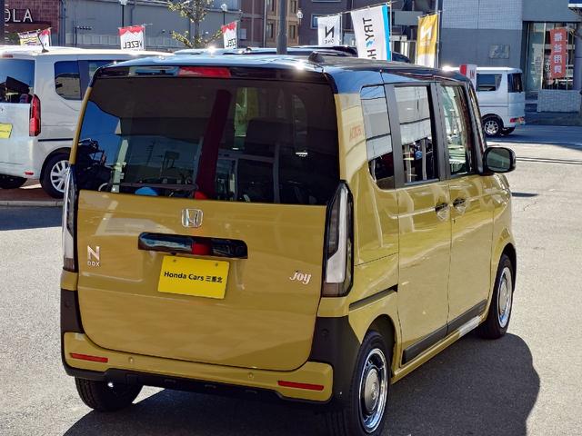 Ｎ－ＢＯＸジョイ ターボ　新車未登録　８インチナビ　ＥＴＣ　両側電動スライドドア　クリアランスソナー　オートクルーズコントロール　レーンアシスト　衝突被害軽減システム　オートライト　ＬＥＤヘッドランプ　スマートキー（15枚目）