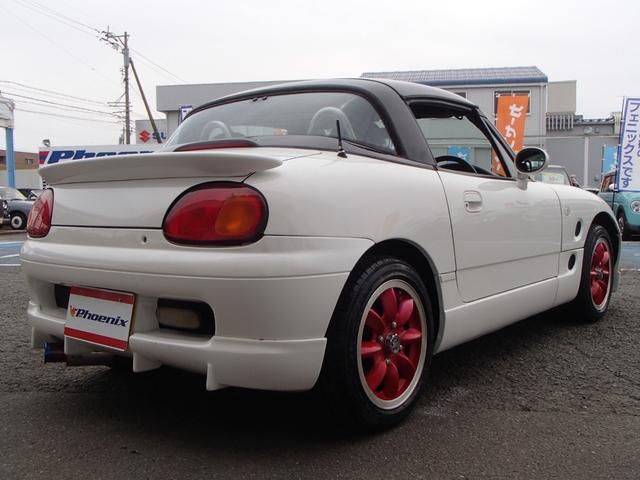 カプチーノ ベースグレード　パナスポーツ１４インチアルミ★ＺＥＲＯ１０００チャンバーエアクリ★社外Ｆタワーバー★柿本改マフラー★ウッドパネル★ＥＴＣ★カロッツェリアＣＤ１ＤＩＮ★ＵＳＢ★ターボ★タイベルチェーン式（15枚目）