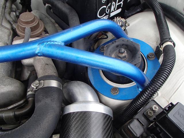 カプチーノ ベースグレード　パナスポーツ１４インチアルミ★ＺＥＲＯ１０００チャンバーエアクリ★社外Ｆタワーバー★柿本改マフラー★ウッドパネル★ＥＴＣ★カロッツェリアＣＤ１ＤＩＮ★ＵＳＢ★ターボ★タイベルチェーン式（76枚目）