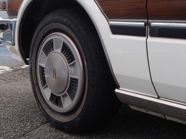 セドリックワゴン SGLリミテッド ★ベンチシート★コラムシフト★三列シート★ ★ベンチシート★コラムシフト★三列シート★8人乗り★ETC★電動アンテナ★ウッドパネル★前後メッキバンパー★メッキサイドミラー★ウッドデカール★電各ミラー★メッキドアバイザー★タイミングベルト交換済み(33枚目)