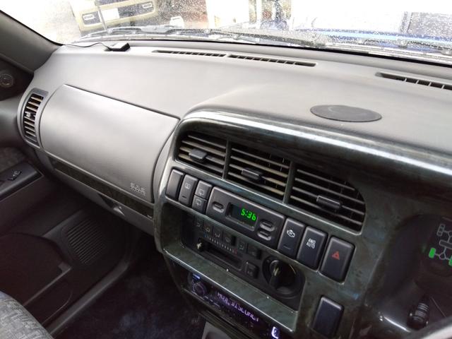 ビッグホーン プレジールＩＩ　ロング★ディーゼルターボ★実走行★ワンオーナ　ルーフレール　背面タイヤ　レカロシート　シートヒーター　切替４ＷＤ　Ｂｌｕｅｔｏｏｔｈオーディオ　ドラレコ　ＥＴＣ　ターボタイマー　ＢＦＧＯＯＤＲＩＣＨホワイトレタータイヤ　ワンオーナー　ディーゼル（50枚目）