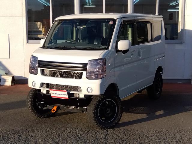 エブリイワゴン ＰＺターボ４ＷＤ★パワースライド★３５ＭＭリフトアップ★　★プラスラインバンパー★スキッドプレート★アルミホイール★Ｍ／Ｔタイヤ★黒革調シート★８型ナビ★フルセグ★バックカメラ★ベッドキット★リフトアップ★パワスラ★ＨＩＤライト★ＬＥＤフォグ★社外マフラー★（15枚目）