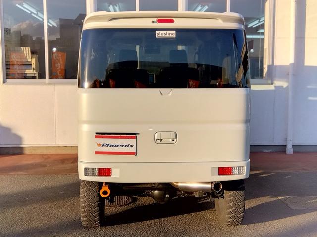エブリイワゴン ＰＺターボ４ＷＤ★パワースライド★３５ＭＭリフトアップ★　★プラスラインバンパー★スキッドプレート★アルミホイール★Ｍ／Ｔタイヤ★黒革調シート★８型ナビ★フルセグ★バックカメラ★ベッドキット★リフトアップ★パワスラ★ＨＩＤライト★ＬＥＤフォグ★社外マフラー★（38枚目）