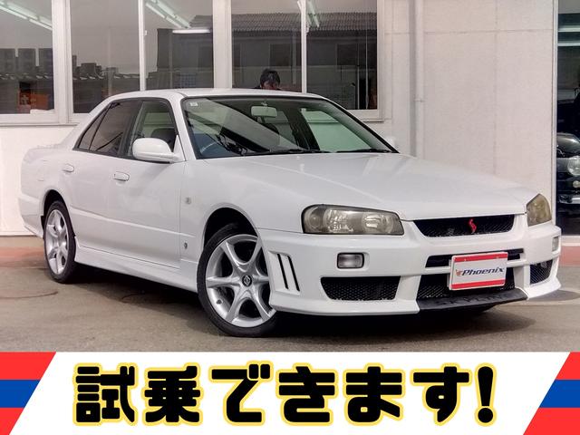 スカイライン 25GT-V★5速MT★後期型★HIDライト★フジツボマフラ 後期モデル★純正フルエアロ★HIDライト★純正17インチアルミ★フジツボマフラー★HICAS★キーレスキー★ネオストレート6★RB25エンジン★Bluetoothオーディオ★車検R8年9月★修復歴無★(2枚目)