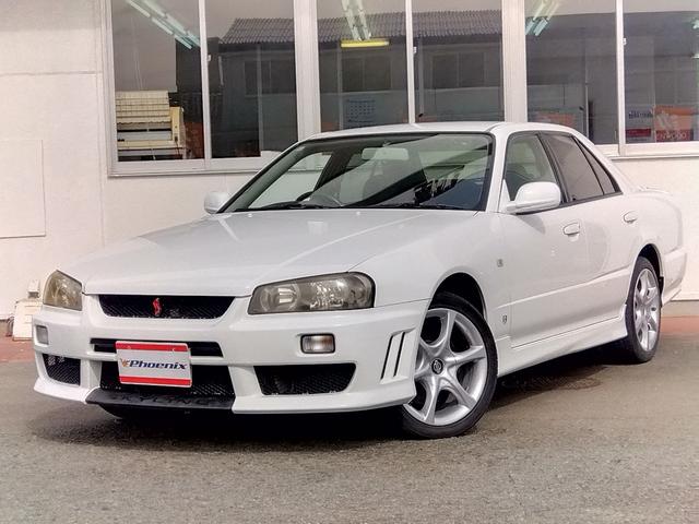 スカイライン 25GT-V★5速MT★後期型★HIDライト★フジツボマフラ 後期モデル★純正フルエアロ★HIDライト★純正17インチアルミ★フジツボマフラー★HICAS★キーレスキー★ネオストレート6★RB25エンジン★Bluetoothオーディオ★車検R8年9月★修復歴無★(8枚目)