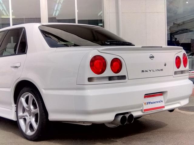 スカイライン 25GT-V★5速MT★後期型★HIDライト★フジツボマフラ 後期モデル★純正フルエアロ★HIDライト★純正17インチアルミ★フジツボマフラー★HICAS★キーレスキー★ネオストレート6★RB25エンジン★Bluetoothオーディオ★車検R8年9月★修復歴無★(30枚目)