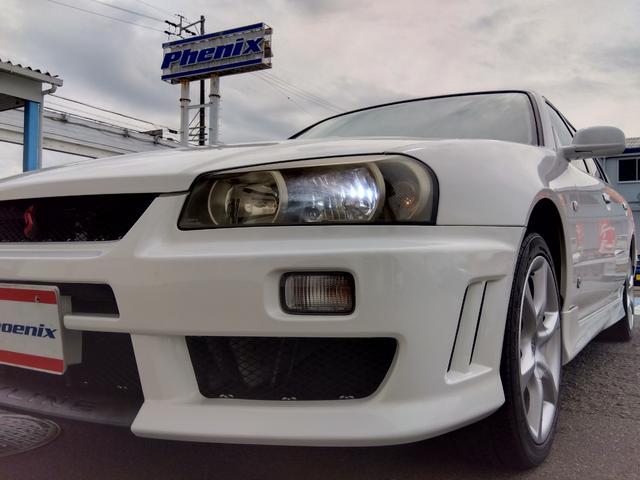 スカイライン 25GT-V★5速MT★後期型★HIDライト★フジツボマフラ 後期モデル★純正フルエアロ★HIDライト★純正17インチアルミ★フジツボマフラー★HICAS★キーレスキー★ネオストレート6★RB25エンジン★Bluetoothオーディオ★車検R8年9月★修復歴無★(63枚目)