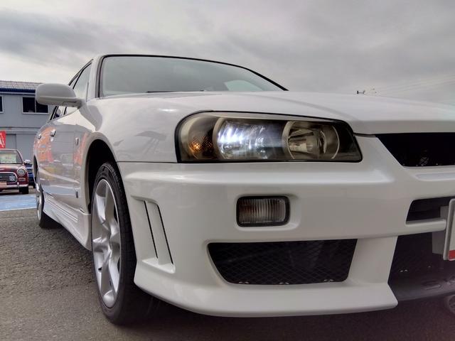 スカイライン 25GT-V★5速MT★後期型★HIDライト★フジツボマフラ 後期モデル★純正フルエアロ★HIDライト★純正17インチアルミ★フジツボマフラー★HICAS★キーレスキー★ネオストレート6★RB25エンジン★Bluetoothオーディオ★車検R8年9月★修復歴無★(64枚目)