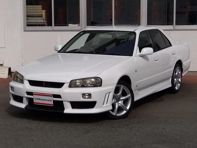 スカイライン 25GT-V★5速MT★後期型★HIDライト★フジツボマフラ 後期モデル★純正フルエアロ★HIDライト★純正17インチアルミ★フジツボマフラー★HICAS★キーレスキー★ネオストレート6★RB25エンジン★Bluetoothオーディオ★車検R8年9月★修復歴無★(70枚目)