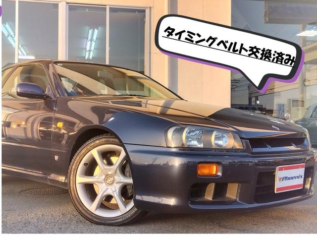 スカイライン ２５ＧＴターボ★タイベル交換済み★ノーマル車★ＥＴＣ★　純正３連メーター（電圧・油温・ブースト）ネオストレート６ターボ　ＨＩＤライト　キーレス　純正１７インチアルミ　タイベル交換済み　ＥＴＣ　ノーマル車両　ステアシフト　シフトマチック　ＨＩＣＡＳ（3枚目）