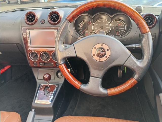 コペン アクティブトップ★MOMOステア★革調シート★ターボ★ MOMOウッドコンビハンドル キーレス ウッドパネル 革調シートカバー ENKEIアルミホイール 電動オープン ターボ シフトマチック 走行56546KM 試乗出来ます 修復歴無し 車検2年取得渡し(53枚目)