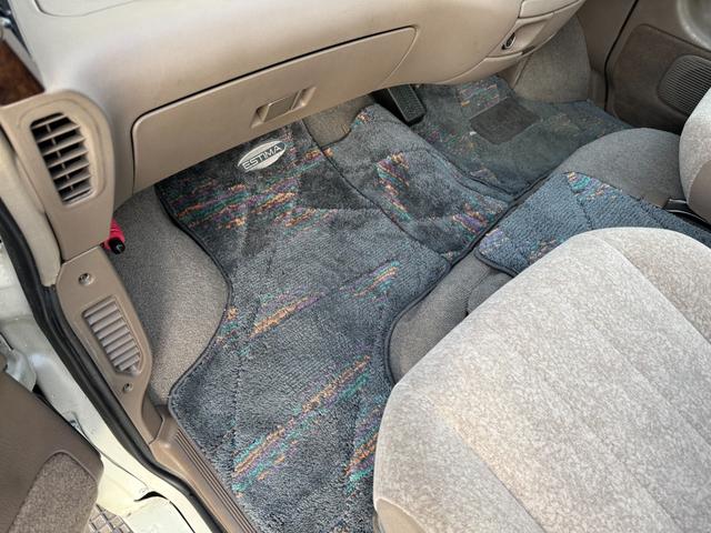 エスティマ ホワイトパールセレクション★スーパーチャージャー★４ＷＤ★　ツインムーンルーフ　社外フルエアロ＆ドアパネル　ＫＹＢショック　禁煙車　ＥＴＣ　バックカメラ　リヤヒーター　ＰＲＡＶＡアルミホイール　イージークロージャードア　キーレスキー　走行５．９万ｋｍ修復歴無（52枚目）