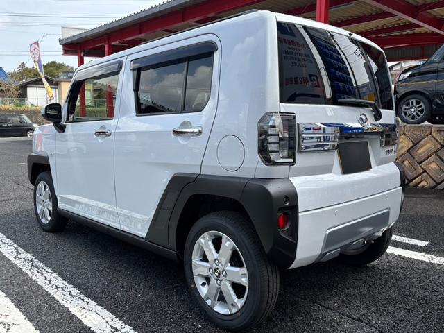 タフト Ｇ　クロムベンチャー　軽ＳＵＶ・届出済未使用車・ガラスルーフ・ルーフレール・シートヒーター・スマートアシスト・スマートキー・電動パーキング・バックカメラ・ＵＳＢソケット・ＬＥＤヘッドライト・フォグ・純正アルミ（17枚目）