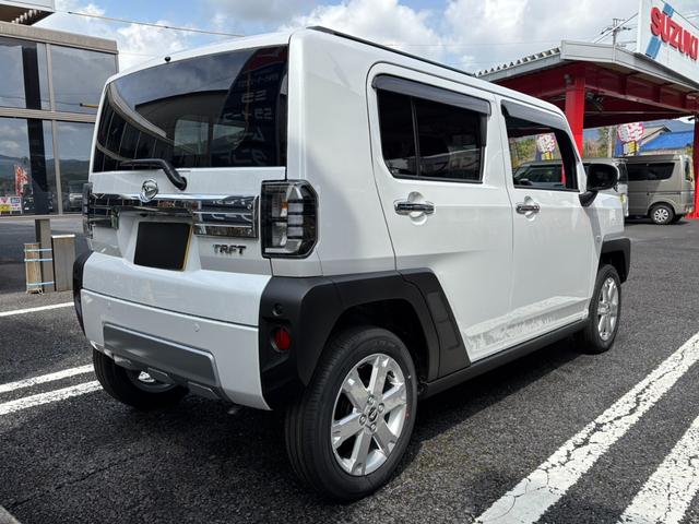 タフト Ｇ　クロムベンチャー　軽ＳＵＶ・届出済未使用車・ガラスルーフ・ルーフレール・シートヒーター・スマートアシスト・スマートキー・電動パーキング・バックカメラ・ＵＳＢソケット・ＬＥＤヘッドライト・フォグ・純正アルミ（19枚目）