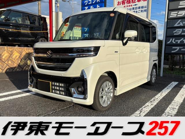 スペーシアカスタム ハイブリッドＧＳ　現行型・届出済未使用車・左側パワースライド・ハイブリッド・シートヒーター・ＬＥＤヘッド・フォグ・シーケンシャルウインカー・ＵＳＢソケット（7枚目）